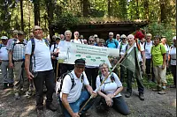 Am ersten Tag ging es für die 17-köpfige Wandergruppe von Horn-Bad Meinberg nach Bad Driburg. - © Niklas Böhmer
