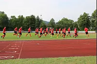 Trainingsauftakt der SpVgg Bad Pyrmont, dem neuen Klub von David Odonkor. Der 33-Jährige unterzeichnete beim niedersächsischen Landesligisten einen Zweijahresvertrag bis 2019. - © Niklas Böhmer