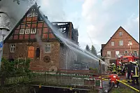 Brand "Zur Alten Wasserm&uuml;hle, Kalletal-Langenholzhausen - &copy; Foto: Watermann