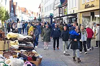 Der Bruchmarkt hat zwei Tage lang in die Lemgoer Innenstadt gelockt. - © Nicole Ellerbrake