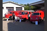 Der Lippische Feuerwehrverband feiert sein 150-jähriges Bestehen mit einem Familientag am Feuerwehrausbildungszentrum Brake mit der Fahrzeugausstellung und liebevoll restaurierten Oldies. - © Thomas Krügler