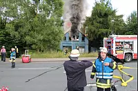 Feuer bei "Planen und Bauen" - © Till Brand