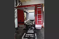 Vorher: So sah der Oldtimer-Feuerwehrwagen mal von hinten aus. - © Archivbild: Dirk Röhr