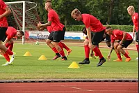 Trainingsauftakt der SpVgg Bad Pyrmont, dem neuen Klub von David Odonkor. Der 33-Jährige unterzeichnete beim niedersächsischen Landesligisten einen Zweijahresvertrag bis 2019. - © Niklas Böhmer