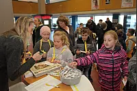 Rund 70 Nachwuchsstudenten nahmen an der vierten Vorlesung der LZ-Kinderuni zum Thema: "Mobile Medien - wie die Apps aufs Handy kommen" teil. - &copy; Bernhard Preu&szlig;