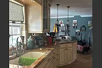 Die Rietberger Familie lebt in den USA auf 120 Quadratmetern. Das Haus verfügt über mehrere Schlafzimmer, Badezimmer, einen Wohn- und Essbereich, Küche sowie einen Pool. - © Familie Lehmann