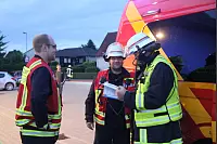 Feuerwehrübung in Ahmsen - © Daniel Hobein(LZ)