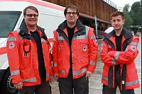 Startklar: Beim achten AOK-Firmenlauf haben zahlreiche Sportler dem Regen getrotzt. - © Yvonne Glandien
