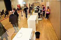 Testlauf am Impfzentrum in der Phoenix-Contact-Halle - © Nicole Ellerbrake