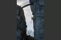 Externsteine Kletterarbeiten - © Torben Gocke