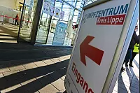 Testlauf am Impfzentrum in der Phoenix-Contact-Halle - © Nicole Ellerbrake