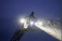 Die Feuerwehr rückte zu einem Großbrand in Bielefeld-Altenhagen aus. - © Paul Brinkmann