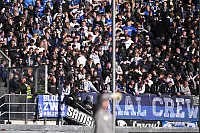 18.10.2025, Fussball, 2.Liga, Saison 2024/2025, SC Paderborn 07 - DSC Arminia Bielefeld, Fans Arminia Bielefeld,
Foto: Teresa Kroeger - © Teresa Kroeger