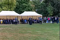Ministerpräsident verleiht auf dem Schloßplatz der Panzerbrigade 21 „Lipperland“ der Bundeswehr das Fahnenband des Landes Nordrhein-Westfalen. - © Jannik Stodiek