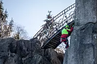 Externsteine Kletterarbeiten - © Torben Gocke