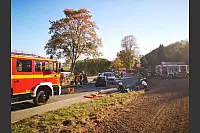 Feuerwehr-Großübung in Kükenbruch - © Löschgruppe Silixen/Feuerwehr Extertal