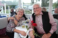 Am längsten ein Paar: Marga und Willi Sölter aus Sonneborn blicken auf 63 gemeinsame Jahre zurück. - © Bernhard Preuss