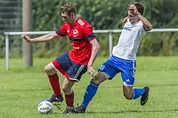 Testspiel zwischen dem Bezirksligisten SC Bad Salzuflen und dem Lemgoer A-Ligisten SG H&ouml;rstmar-Lieme. Die Kurst&auml;dter behielten mit 2:1 die Oberhand. - &copy; Egon Penner