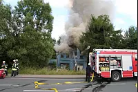 Feuer bei "Planen und Bauen" - © Till Brand