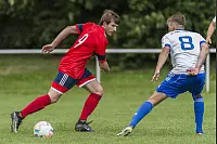 Testspiel zwischen dem Bezirksligisten SC Bad Salzuflen und dem Lemgoer A-Ligisten SG H&ouml;rstmar-Lieme. Die Kurst&auml;dter behielten mit 2:1 die Oberhand. - &copy; Egon Penner