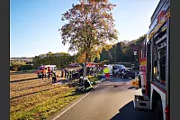 Feuerwehr-Großübung in Kükenbruch - © Löschgruppe Silixen/Feuerwehr Extertal