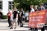 Kundgebung der Partei "die Rechte" in Horn. - © Torben Gocke