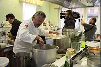 Die Kochprofis von RTL 2 waren zu Gast im Klosterkrug Falkenhagen. - &copy; Marianne Schwarzer