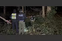 Im nahen Waldst&uuml;ck wurde eine Pistole gefunden. - &copy; Paul Brinkmann