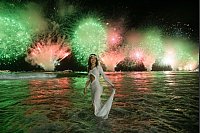 Neujahr an der Copacabana. - © Bruna Prado/AP/dpa