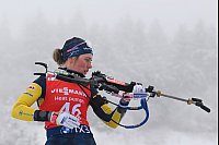 Elvira &Ouml;berg gewann den Sprint in Oberhof. - &copy; Hendrik Schmidt/dpa