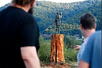 Die Bronze-Statue von US-First Lady Melania Trump in ihrer Heimat Slowenien ist gestohlen worden. (Archivbild) - © Uncredited/AP/dpa