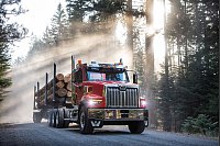 Auf die harte Tour: Der Western Star 49X schleppt als Zugmaschine ordentlich was weg. - © Daimler Truck AG/dpa-tmn