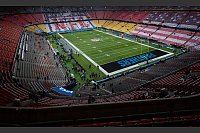 Das Football-Spektakel hat Spuren auf dem Rasen hinterlassen. - &copy; Sven Hoppe/dpa