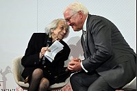 Margot Friedländer bekommt den Sonderpreis des Internationalen Preises des Westfälischen Friedens - © Federico Gambarini/dpa Pool/dpa