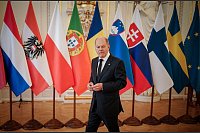 Bundeskanzler Olaf Scholz erntet in Prag Kritik am Entlastungsvorhaben der Bundesregierung. - &copy; Kay Nietfeld/dpa