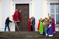 Sternsinger beim Bundespräsidenten im Schloss Bellevue - © Bernd von Jutrczenka/dpa