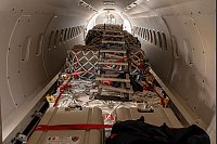 Hilfsgüter sind auf dem Weg in das Katastrophengebiet. - © Adrienne Surprenant/AP/dpa