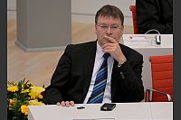 Er war als Wackenkandidat bei der Wahl des Ministerpräsidenten bekannt: Der BSW-Abgeordnete Sven Hornauf. - © Michael Bahlo/dpa