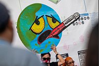 Protest beim UN-Klimagipfel COP27. - © Christophe Gateau/dpa