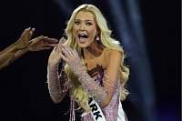 Miss Dänemark Victoria Kjær Theilvig ist die neue Miss Universe. - © Fernando Llano/AP/dpa