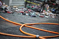 Der Bereich war weiträumig abgesperrt. - © Christoph Reichwein/dpa