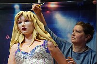 Taylor Swift Torte auf der Cake International Show in Birmingham. - © Jacob King/PA Wire/dpa