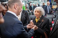 Margot Friedländer - 80 Jahre nach der Befreiung von Auschwitz. - © Michael Kappeler/dpa