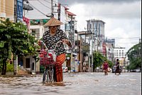 Überschwemmungen in Chiang Mai: Beliebtes Touristen-Ziel in Thailand überflutet. - © Adryel Talamantes/ZUMA Press Wire/dpa