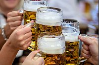 In nicht mal zwei Monaten fließt in München wieder das Bier. (Archivbild) - © Matthias Balk/dpa