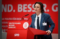 Michelle Müntefering (SPD). (Archivbild) - © Bernd von Jutrczenka/dpa