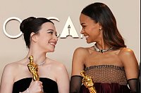 Doppeltes Oscarglück - © Jordan Strauss/Invision/AP/dpa