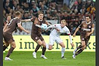 Matchwinner gegen St. Pauli: Mainz-Stürmer Jonathan Burkardt - © Marcus Brandt/dpa