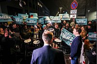 Merz hat nach den Umfragen derzeit die beste Chancen, aus der Wahl am 23. Februar als Sieger hervorzugehen. - © Kay Nietfeld/dpa