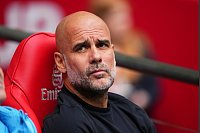 Nach einer durchwachsenen Saison hat Pep Guardiola man Manchester City doch noch die Chance auf einen Titel im FA Cup. - © Kirsty Wigglesworth/AP/dpa